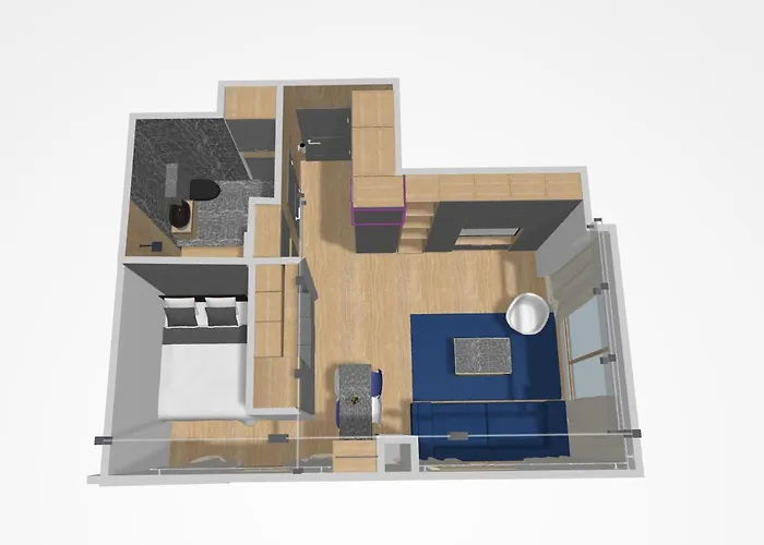 4Uapart-Apartment Suite Platan Tower Paradiso